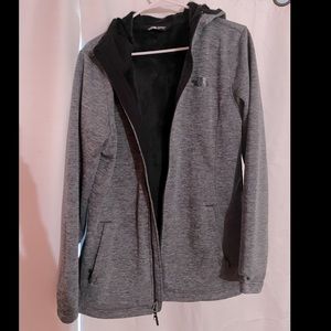 North face zip hoodie jacket